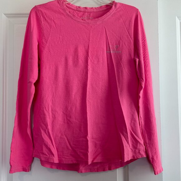 Vineyard Vines Size Medium Pink Long Sleeve T-Shirt NWOT - Picture 1 of 5